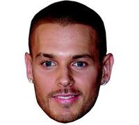 IMPRESSION DIRECT Masque en carton 2D Matt POKORA - Chanteur - Taille A4 Multicolors G