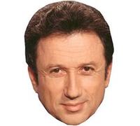 IMPRESSION DIRECT Masque en carton 2D- Michel Drucker - Présentateur Tv - Taille A4 Multicolors