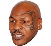 IMPRESSION DIRECT Masque en carton 2D Mike Tyson - Boxeur - Taille A4 Multicolors G
