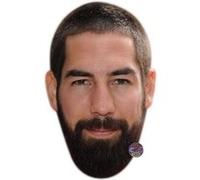 IMPRESSION DIRECT Masque en carton 2D Nikola KARABATIC - Hand Ball - Taille A4 Multicolors G