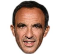 IMPRESSION DIRECT Masque en carton 2D Nikos ALIAGAS - Animateur - Taille A4 Multicolors G
