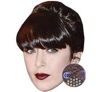 IMPRESSION DIRECT Masque en carton 2D Nolwenn LEROY - Chanteur - Taille A4 Multicolors G