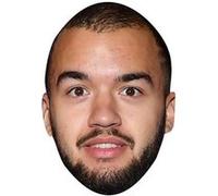 IMPRESSION DIRECT Masque en carton 2D Oli - Chanteur Rap - Taille A4 Multicolors