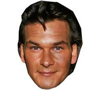 Masque en carton 2D Patrick SWAYZE - Acteur - Taille A4