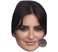 IMPRESSION DIRECT Masque en carton 2D Penelope Cruz - Actrice - Taille A4 Multicolors G