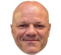 IMPRESSION DIRECT Masque en carton 2D Philippe ETCHEBEST - Cuisine et Télévision - Taille A4 Multicolors G