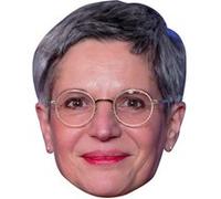 IMPRESSION DIRECT Masque en carton 2D Sandrine Rousseau - Politique - Taille A4 Multicolors G