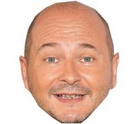 IMPRESSION DIRECT Masque en carton 2D Sébastien CAUET - Animateur - Taille A4 Multicolors G