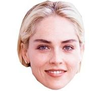 IMPRESSION DIRECT Masque en carton 2D Sharon STONE - Actrice - Taille A4 Multicolors G