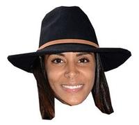 IMPRESSION DIRECT Masque en carton 2D Shy'm - Chanteuse - Taille A4 Multicolors G