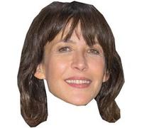 IMPRESSION DIRECT Masque en carton 2D Sophie MARCEAU - Actrice - Taille A4 Multicolors G