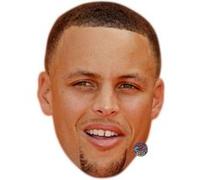 IMPRESSION DIRECT Masque en carton 2D Stephen Curry - Basket - Taille A4 Multicolors G