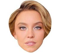IMPRESSION DIRECT Masque en carton 2D Sydney Sweeney - Actrice - Taille A4 Multicolors