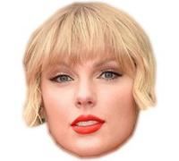IMPRESSION DIRECT Masque en carton 2D Taylor Swift - Chanteuse - Taille A4 Multicolors G