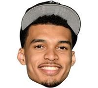 IMPRESSION DIRECT Masque en carton 2D Victor Wembanyama - Basket - Taille A4 Multicolors G