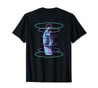 Impression Dos: Éveil Spirituel Psytrance Techno Rave EDM T-Shirt