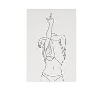 Impression féminine, affiche féministe, peinture murale féminisme, art féminin fort, impression féminine autonome, affiche sur toile, décoration murale pour salon, chambre à coucher, décoration sans
