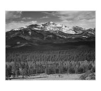 Impression giclée de qualité musée - Adams - Parc national des montagnes Rocheuses Colorado - 20,3 x 101,6 cm | Encres d'archives sur toile en polycoton | Parfaite pour salon, chambre à coucher ou