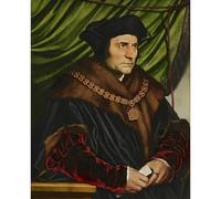 Impression giclée sur toile de qualité musée - Hans Holbein - Sir Thomas More - 127 x 101,6 cm | Encres d'archives sur toile en polycoton | Parfaite pour salon, chambre à coucher ou galerie murale