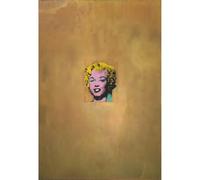 Impression giclée sur toile de qualité musée - Marilyn Monroe dorée - 127 x 101,6 cm | Encres d'archivage sur toile en polycoton | Parfaite pour le salon, la chambre à coucher ou la galerie murale