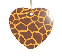 Impression girafe - Cadeau de mariage personnalisé - Décoration de Noël en acrylique pour jeunes mariés et couples