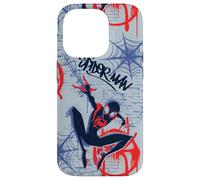 Impression Graffiti Marvel Spider-Man Into The Spider-Verse Coque pour iPhone 14 Pro