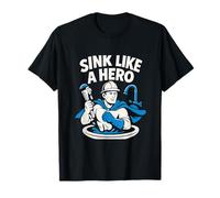 Impression graphique « Sink Like a Hero Plumber » T-Shirt