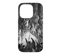 Impression Gustave Dore de Satan in Council Coque pour iPhone 14 Pro