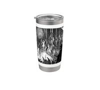 Impression Gustave Dore de Satan in Council Gobelet isotherme en acier inoxydable double paroi