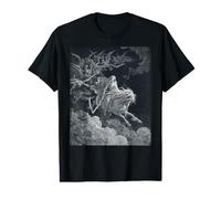 Impression Gustave Dore The Vision of Death T-Shirt Graphique avec Valeur