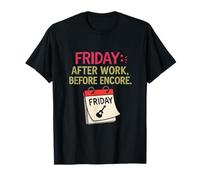 Impression humoristique Friday After Work Before Encore Guitar T-Shirt