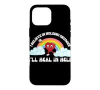Impression Humoristique « I Believe in Holding Grudges Ill Heal in Hell » Coque pour iPhone 16 Pro Max