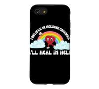 Impression Humoristique « I Believe in Holding Grudges Ill Heal in Hell » Coque pour iPhone SE (2020) / 7/8