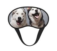 Impression Husky,Masques de sommeil occultants, cache-yeux couvrants, masques de sommeil anti-lumière