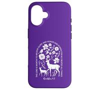 Impression inspirante Worthy is The Lord Revelation 4:11 Coque pour iPhone 16
