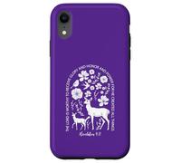 Impression inspirante Worthy is The Lord Revelation 4:11 Coque pour iPhone XR