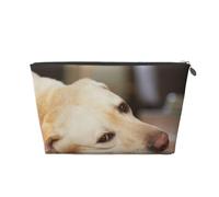 Impression Jaune Labrador Retriever, Trousse de Toilette Trousse de Maquillage Sac à cosmétiques Trousse de Toilette de Voyage Portable