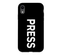 Impression Journaliste sur Le Devant - Inscription Press Coque pour iPhone XR