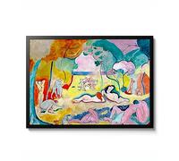 Impression Joy of Life - Poster Henri Matisse - Impression d'exposition d'art de musée - Vintage - Moderne - Minimaliste - Idée cadeau - Archive mate - A4 (encadré) - 29,7 x 21 cm