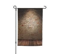 Impression murale « Lights Hit The Brick » - 30,5 x 45,7 cm - Drapeau de jardin toutes saisons - Décoration extérieure pour cour, patio, porche et pelouse