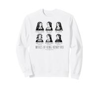 Impression Noire Wives of King Henry VIII Line Art Sweatshirt