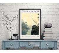 Impression Ohara Koson Oiseaux, Ohara Koson Exhibition Print, Ohara Koson Poster, Art mural vintage Koson (002b) A2
