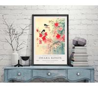 Impression Ohara Koson Oiseaux, Ohara Koson Exhibition Print, Ohara Koson Poster, Art mural vintage Koson (032a) A3