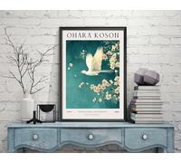Impression Ohara Koson Oiseaux, Ohara Koson Exhibition Print, Ohara Koson Poster, Art mural vintage Koson (062b) A3
