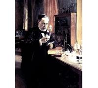 Impression Photo Affiches et Estampes Célèbre Louis Pasteur par Albert Edelfelt pour la décoration de bureau 60x90cm