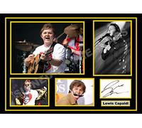 Impression photo autographiée de Lewis Capaldi de qualité supérieure.