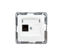 IMPRESSION Prise unique d'ordinateur RJ45 kat.5e MMC ecru GPK-1Y/K/m/27