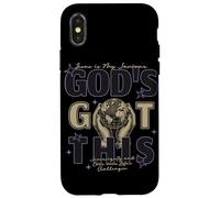Impression Religieuse « God's Got This » au Dos Coque pour iPhone X/XS
