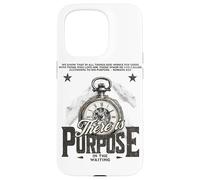 Impression rétro « There is Purpose in The Waiting » Coque pour iPhone 15 Pro