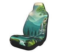 Impression Rêves Énigmatiques Housses pour Siège Lot De 2 Universelle Housse De Sieges Voitures Amovible Protecteurs De Sièges pour SUV Conducteur Passager